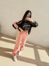 Bluza damska OLAVOGA DELORA 2026 czarna koral róż - maWer Fashion