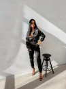 Komplet damski OLAVOGA LORY 2026 czarny - maWer Fashion