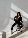 Komplet damski OLAVOGA LORY 2026 czarny - maWer Fashion