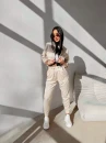 Komplet damski OLAVOGA LORY 2026 beżowy - maWer Fashion