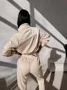 Komplet damski OLAVOGA LORY 2026 beżowy - maWer Fashion