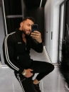 Komplet męski OLAVOGA DEROX 2026 czarny - maWer Fashion