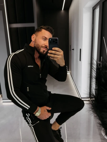 Komplet męski OLAVOGA DEROX 2026 czarny - maWer Fashion