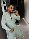 Komplet męski OLAVOGA DEROX 2026 zielony - maWer Fashion
