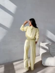 Komplet damski OLAVOGA IMPERIAL 2026 żółty - maWer Fashion