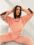Komplet damski OLAVOGA SMOOVE 2026 pudrowy róż - maWer Fashion