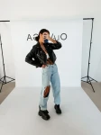 Kurtka damska ramonezka LADYO 2026 czarna - maWer Fashion