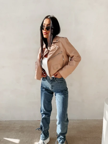 Kurtka damska ramonezka LADYO 2026 róż - maWer Fashion