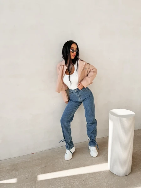 Kurtka damska ramonezka LADYO 2026 róż - maWer Fashion