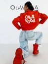 Kurtka damska ramonezka LADYO 2026 czerwona - maWer Fashion