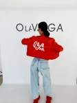 Kurtka damska ramonezka LADYO 2026 czerwona - maWer Fashion
