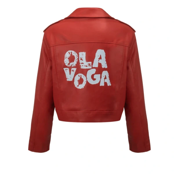 Kurtka damska ramonezka LADYO 2026 czerwona - maWer Fashion