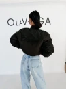 kKurtka damska bomberka OLAVOGA MOONKAO 2026 czarna - maWer Fashion