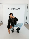 Kurtka damska bomberka OLAVOGA MOONKAO 2026 czarna - maWer Fashion