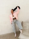 Kurtka damska bomberka OLAVOGA MOONKAO 2026 różowa - maWer Fashion