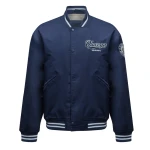 Kurtka męska bomberka OLAVOGA PITWEST 2026 granatowa - maWer Fashion