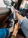 Buty damskie sneakersy OLAVOGA ANATY 2026 ecru- wine red  - maWer Fashion