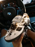 Buty damskie sneakersy OLAVOGA ANATY 2026 animal print - maWer Fashion