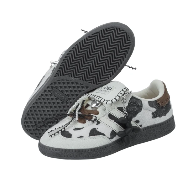 Buty damskie sneakersy OLAVOGA ANATY 2026 animal print - maWer Fashion