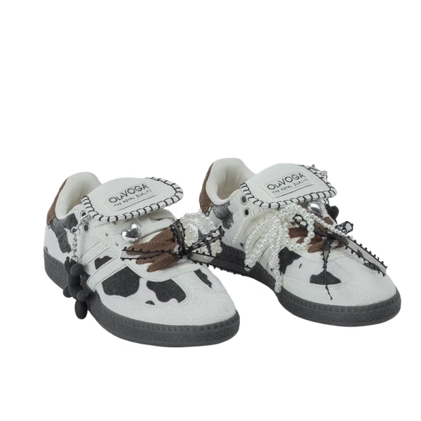 Buty damskie sneakersy OLAVOGA ANATY 2026 animal print - maWer Fashion