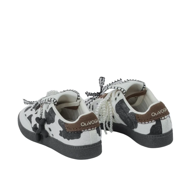 Buty damskie sneakersy OLAVOGA ANATY 2026 animal print - maWer Fashion