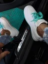 Buty męskie sneakresy OLAVOGA DAYTON 2026 biało niebieskie - maWer Fashion