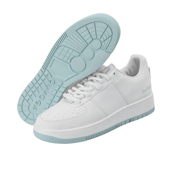 Buty męskie sneakresy OLAVOGA DAYTON 2026 biało niebieskie - maWer Fashion