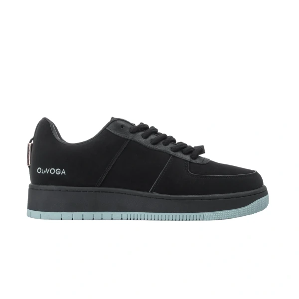 Buty męskie sneakresy OLAVOGA DAYTON 2026 czarno -niebieskie - maWer Fashion