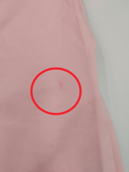 OUTLET T-shirt damski OLAVOGA SIENA 2026 pudrowy róż - produkt ze skazą