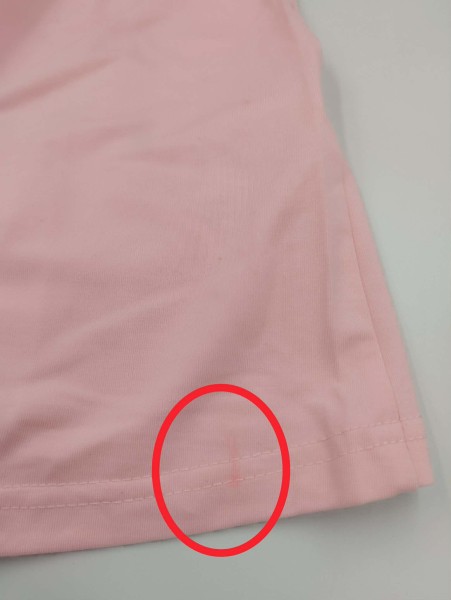 OUTLET T-shirt damski OLAVOGA SIENA 2026 pudrowy róż - produkt ze skazą