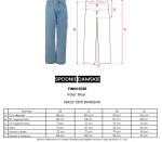 Spodnie damskie jeansy OLAVOGA FININ 2026 niebieskie - mawer Fashion