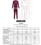 Welurowy komplet męski OLAVOGA SKIP 2026 bordo - maWer Fashion