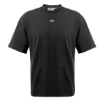 T-shirt męski OLAVOGA NOVAVEON 2026 czarny - maWer Fashion
