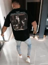 T-shirt męski OLAVOGA NOVAVEON 2026 czarny - maWer Fashion