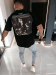 T-shirt męski OLAVOGA NOVAVEON 2026 czarny - maWer Fashion