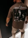 T-shirt męski OLAVOGA NOVAVEON 2026  brązowy - maWer Fashion
