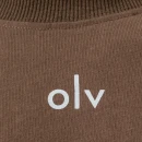 T-shirt męski OLAVOGA NOVAVEON 2026  brązowy - maWer Fashion