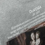 T-shirt męski OLAVOGA NOVAVEON 2026 szary - maWer Fashion