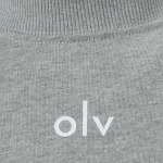T-shirt męski OLAVOGA NOVAVEON 2026 szary - maWer Fashion