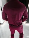 Welurowy komplet męski OLAVOGA SKIP 2026 bordo - maWer Fashion