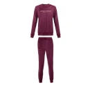 Welurowy komplet męski OLAVOGA SKIP 2026 bordo - maWer Fashion
