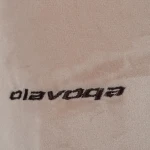Welurowy komplet męski OLAVOGA SKIP 2026 beż - maWer Fashion