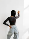 Bluzka damska OLAVOGA AMORIA 2026 grafit - maWer Fashion