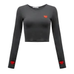 Bluzka damska OLAVOGA AMORIA 2026 grafit - maWer Fashion