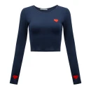 Bluzka damska OLAVOGA AMORIA 2026 granat - maWer Fashion