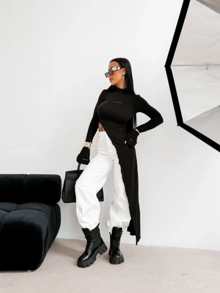 Bluzka damska OLAVOGA DUSK 2026 czarna - maWer Fashion