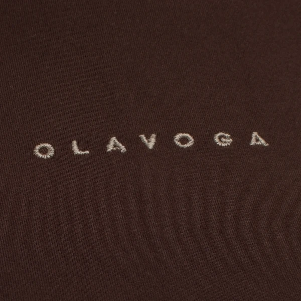 Bluzka damska OLAVOGA DUSK 2026 brąz - maWer Fashion