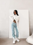 Bluzka damska OLAVOGA DUSK 2026 ecru - maWer Fashion