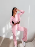 Komplet damski OLAVOGA MALES 2026 róż - maWer Fashion