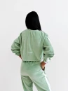 Welurowy komplet damski OLAVOGA NOELLE 2026 matcha - maWer Fashion